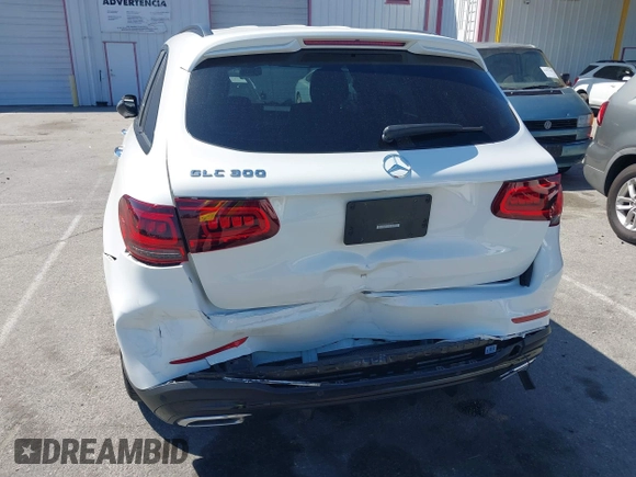 2021 Mercedes-Benz GLC 300 with VIN W1N0G8DB1MV306535, listed as a IAAI auction lot 41880792 with 86,796 mi miles and . Bid and sale history available at DreamBid. Image 6.