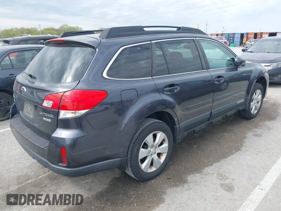 2012 Subaru Outback Prem with VIN 4S4BRBBC1C3223602, listed as a IAAI auction lot 41976450 with 186,619 mi miles and . Bid and sale history available at DreamBid. Image 4.