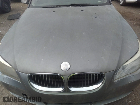 2007 BMW 5 Series 530i with VIN WBANE73577CM52878, listed as a IAAI auction lot 41357661 with 1 mi miles. Bid and sale history available at carsss.com. Image 10.