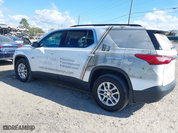 2019 Chevrolet Traverse LT Leather with VIN 1GNEVHKW2KJ306743, listed as a IAAI auction lot 41560538 with 132,641 mi miles. Bid and sale history available at carsss.com. Image 3.