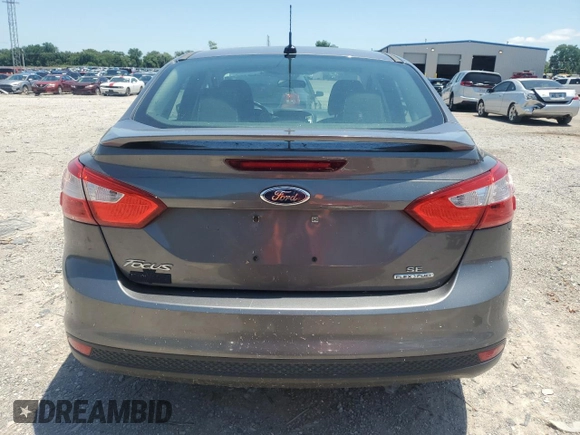 2012 Ford Focus SE with VIN 1FAHP3F27CL450763, listed as a Copart auction lot 61091755 with Not provided miles and Clean title. Bid and sale history available at DreamBid. Image 6.