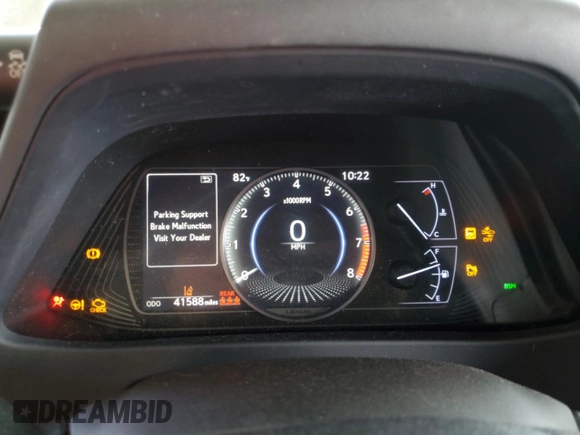 2020 Lexus UX with VIN JTHX3JBH7L2022082, listed as a Copart auction lot 51641975 with 41,588 mi miles and Non Repairable. Bid and sale history available at carsss.com. Image 9.
