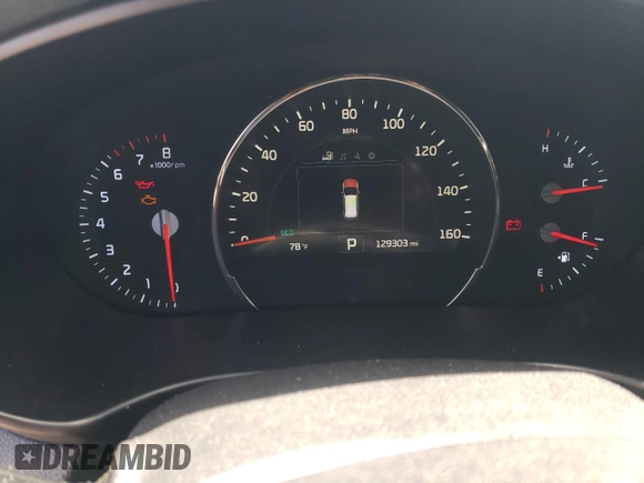 2017 Kia Sorento EX with VIN 5XYPHDA57HG272852, listed as a Copart auction lot 56237665 with 129,303 mi miles and Clean title. Bid and sale history available at DreamBid. Image 9.
