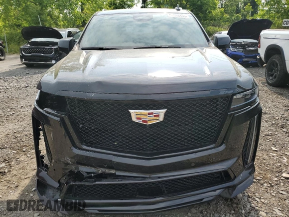 2024 Cadillac Escalade AWD V-Series with VIN 1GYS4HK92RR125835, listed as a Copart auction lot 60098455 with 10,416 mi miles and Salvage title. Bid and sale history available at DreamBid. Image 5.