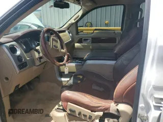2009 Ford F-150 XL with VIN 1FTPW14VX9KA17124, listed as a Copart auction lot 55144375 with 257,748 mi miles and Salvage title. Bid and sale history available at DreamBid. Image 7.