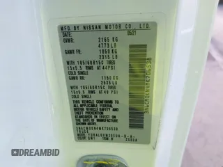 2021 Nissan NV200 SV z VIN 3N6CM0KN4MK706538, wystawiony jako IAAI lot #42219229 z przebiegiem 67 758 mil mil oraz . Historia ofert i sprzedaży dostępna na DreamBid. Obrazek 9.