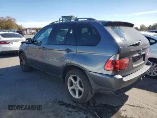 2002 BMW X5 3.0i with VIN 5UXFA53552LP30630, listed as a Copart auction lot 75921764 with 157,669 mi miles and Salvage Title. Bid and sale history available at carsss.com. Image 2.