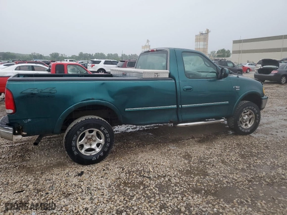 1998 Ford F-150 Standard with VIN 1FTZF18W8WKA89592, listed as a Copart auction lot 65345104 with 166,758 mi miles and Salvage Title. Bid and sale history available at carsss.com. Image 3.