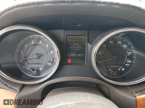 2013 Jeep Grand Cherokee Overland with VIN 1C4RJFCT1DC522850, listed as a Copart auction lot 53919465 with 119,883 mi miles and Clean Title. Bid and sale history available at carsss.com. Image 9.