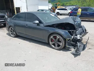 2018 Audi S4 Premium Plus z VIN WAUB4AF48JA209752, wystawiony jako IAAI lot #42191684 z przebiegiem 87 167 mil mil oraz . Historia ofert i sprzedaży dostępna na DreamBid. Obrazek 1.