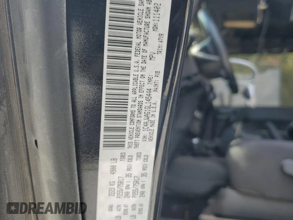 2016 Jeep Wrangler Sport with VIN 1C4AJWAG1GL145444, listed as a Copart auction lot 69222634 with 91,510 mi miles and Salvage Title. Bid and sale history available at carsss.com. Image 14.