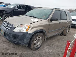2005 Honda CR-V LX with VIN SHSRD68575U304619, listed as a IAAI auction lot 41764516 with 96,830 mi miles. Bid and sale history available at carsss.com. Image 2.