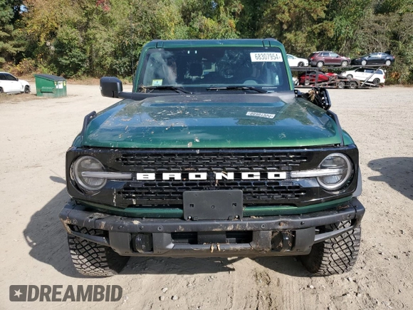 2024 Ford Bronco with VIN 1FMDE2APXRLA20919, listed as a Copart auction lot 68307954 with 5,502 mi miles and Salvage title. Bid and sale history available at DreamBid. Image 5.