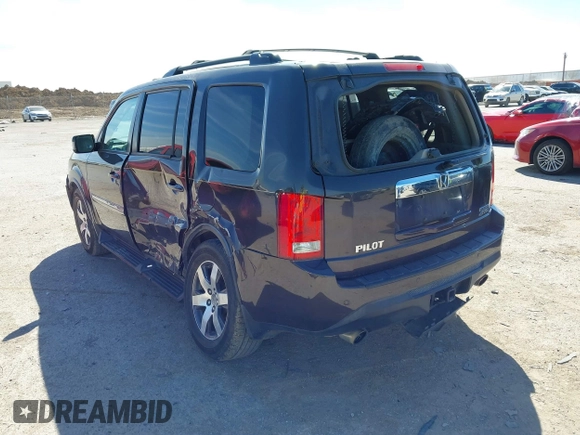 2012 Honda Pilot Touring with VIN 5FNYF4H99CB069996, listed as a IAAI auction lot 41809046 with 140,836 mi miles and . Bid and sale history available at DreamBid. Image 3.