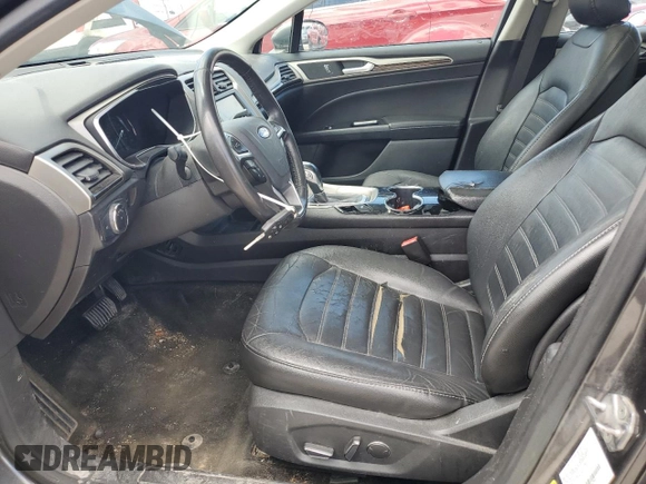 2016 Ford Fusion SE with VIN 3FA6P0HDXGR243960, listed as a Copart auction lot 58575615 with 163,124 mi miles and Salvage title. Bid and sale history available at DreamBid. Image 7.