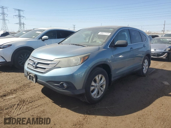 2013 Honda CR-V EX with VIN 5J6RM4H58DL043499, listed as a Copart auction lot 48477115 with 122,715 mi miles and Salvage Title. Bid and sale history available at carsss.com. Image 1.
