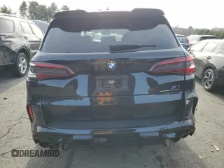 2020 BMW X5 M Competition with VIN 5YMJU0C00L9C64091, listed as a Copart auction lot 83118204 with 0 mi miles and Salvage Title. Bid and sale history available at carsss.com. Image 6.