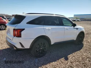 2021 Kia Sorento SX Prestige X-Line with VIN 5XYRKDLF2MG016354, listed as a Copart auction lot 77501394 with 95,352 mi miles and Salvage Title. Bid and sale history available at carsss.com. Image 3.