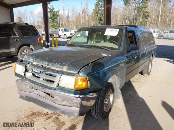 1997 Ford Ranger XL with VIN 1FTCR14A6VPB37129, listed as a IAAI auction lot 41745942 with 261,135 mi miles. Bid and sale history available at carsss.com. Image 2.