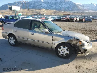 2000 Honda Civic EX with VIN 1HGEJ8644YL028293, listed as a Copart auction lot 47086695 with 278,884 mi miles and Salvage Title. Bid and sale history available at carsss.com. Image 4.