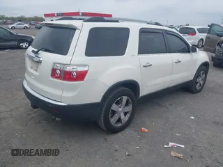 2011 GMC Acadia SLT1 with VIN 1GKKRRED1BJ201468, listed as a IAAI auction lot 41865106 with 210,244 mi miles. Bid and sale history available at carsss.com. Image 4.