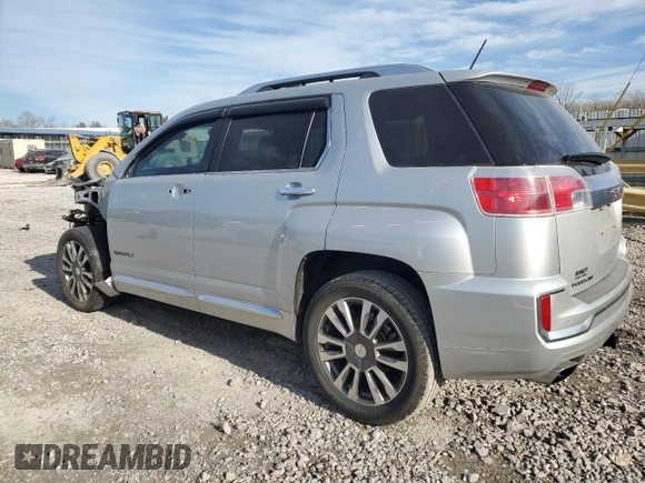 2017 GMC Terrain Denali z VIN 2GKFLRE35H6101180, wystawiony jako Copart lot #41819415 z przebiegiem 58 678 mil mil oraz Szkoda całkowita • Salvage title. Historia ofert i sprzedaży dostępna na DreamBid. Obrazek 2.