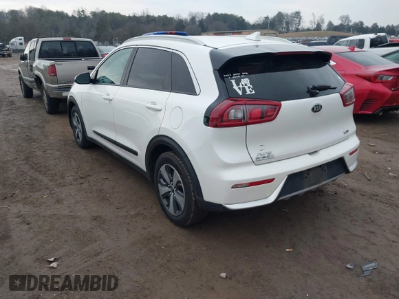 2017 Kia Niro FE with VIN KNDCB3LC5H5042757, listed as a IAAI auction lot 41410857 with 114,267 mi miles. Bid and sale history available at carsss.com. Image 3.