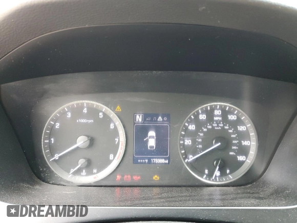 2015 Hyundai Sonata SE with VIN 5NPE24AF7FH150693, listed as a Copart auction lot 55894735 with 173,388 mi miles and Salvage Title. Bid and sale history available at DreamBid. Image 9.