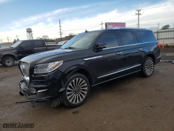 2019 Lincoln Navigator L Reserve with VIN 5LMJJ3LT4KEL10417, listed as a Copart auction lot 81532284 with 140,395 mi miles and Salvage Title. Bid and sale history available at carsss.com. Image 1.