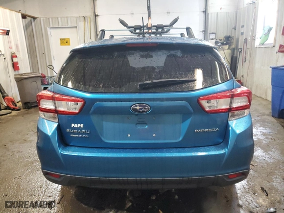 2018 Subaru Impreza with VIN 4S3GTAA67J3735508, listed as a Copart auction lot 42641975 with 95,337 mi miles and Salvage Title. Bid and sale history available at carsss.com. Image 6.