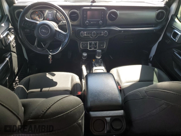 2018 Jeep Wrangler Unlimited Sport S with VIN 1C4HJXDN9JW279137, listed as a Copart auction lot 55357535 with 72,104 mi miles and Salvage title. Bid and sale history available at DreamBid. Image 8.