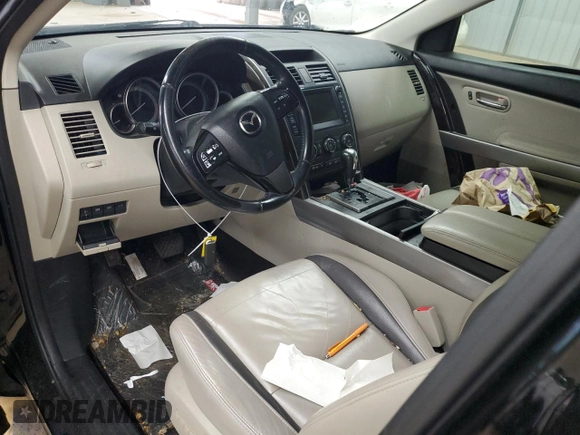 2012 Mazda CX-9 Grand Touring with VIN JM3TB2DA9C0337283, listed as a Copart auction lot 83765174 with Not Provided miles and Salvage Title. Bid and sale history available at carsss.com. Image 8.