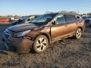 2021 Subaru Outback Touring with VIN 4S4BTAPC9M3128436, listed as a Copart auction lot 42585135 with 74,423 mi miles and Salvage Title. Bid and sale history available at carsss.com. Image 1.