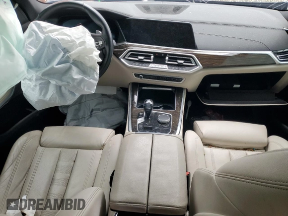 2021 BMW X5 xDrive40i с VIN 5UXCR6C06M9F58049, выставлен на аукционе Copart как лот 57863685 с пробегом Не указан миль и Списание • Salvage title. История ставок и продаж доступна на DreamBid. Изображение 8.