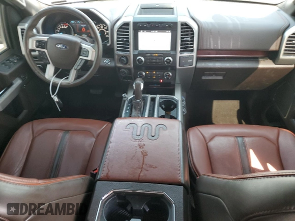 2019 Ford F-150 XL with VIN 1FTEW1E42KFC94989, listed as a Copart auction lot 48256705 with 108,120 mi miles and Salvage Title. Bid and sale history available at carsss.com. Image 8.