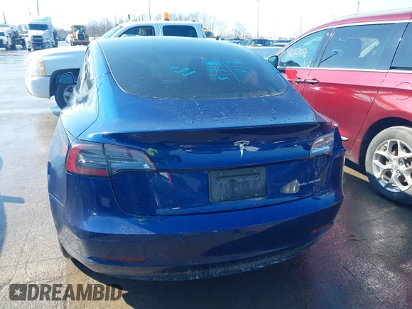 2021 Tesla Model 3 Long Range with VIN 5YJ3E1EB6MF990089, listed as a IAAI auction lot 41607316 with 25,223 mi miles and . Bid and sale history available at DreamBid. Image 17.