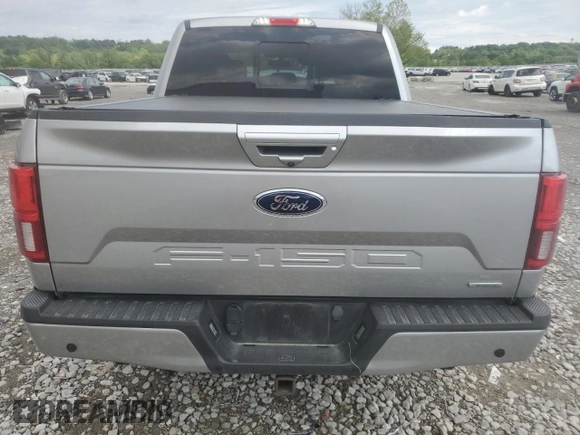2020 Ford F-150 XL with VIN 1FTEW1E49LKE72101, listed as a Copart auction lot 55880205 with 32,496 mi miles and Salvage title. Bid and sale history available at DreamBid. Image 6.