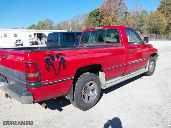 1996 Dodge Ram 1500 with VIN 1B7HC16Y4TS675808, listed as a IAAI auction lot 40653151 with 245,747 mi miles. Bid and sale history available at carsss.com. Image 4.