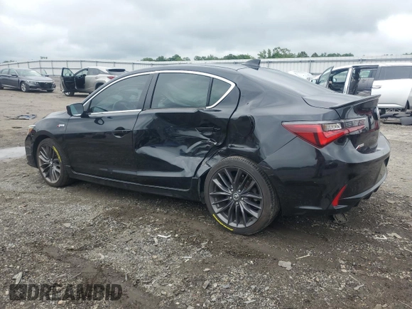 2021 Acura ILX Premium with VIN 19UDE2F85MA003120, listed as a Copart auction lot 61534895 with 78,171 mi miles and Salvage title. Bid and sale history available at DreamBid. Image 2.