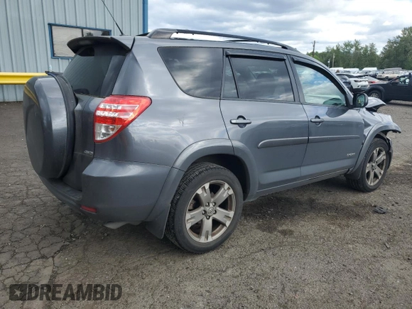 2010 Toyota RAV4 Sport with VIN JTMRF4DV2A5025473, listed as a Copart auction lot 57170405 with 171,006 mi miles and Salvage title. Bid and sale history available at DreamBid. Image 3.