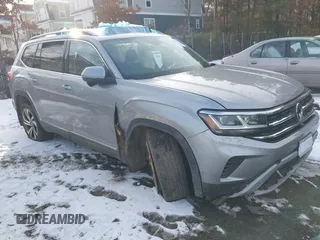 2021 Volkswagen Atlas SEL Premium z VIN 1V2TR2CA5MC523472, wystawiony jako IAAI lot #41393666 z przebiegiem 21 971 mil mil oraz . Historia ofert i sprzedaży dostępna na DreamBid. Obrazek 1.