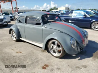 1965 Volkswagen Beetle with VIN 115467066, listed as a Copart auction lot 74195744 with Not Provided miles and Salvage Title. Bid and sale history available at DreamBid. Image 4.