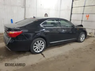 2010 Lexus LS 460 with VIN JTHCL5EFXA5007667, listed as a Copart auction lot 53871835 with 119,216 mi miles and Salvage title. Bid and sale history available at DreamBid. Image 3.