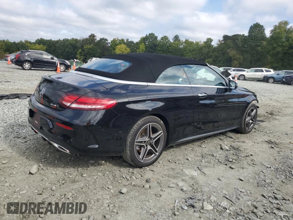 2023 Mercedes-Benz C 300 with VIN W1KWK8EB9PG131917, listed as a Copart auction lot 71820184 with 9,781 mi miles and Salvage Title. Bid and sale history available at DreamBid. Image 3.