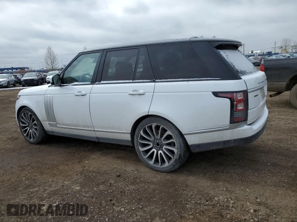 2016 Land Rover Range Rover Autobiography with VIN SALGV2EF4GA317852, listed as a Copart auction lot 49377465 with Not provided miles and Non repairable. Bid and sale history available at DreamBid. Image 2.