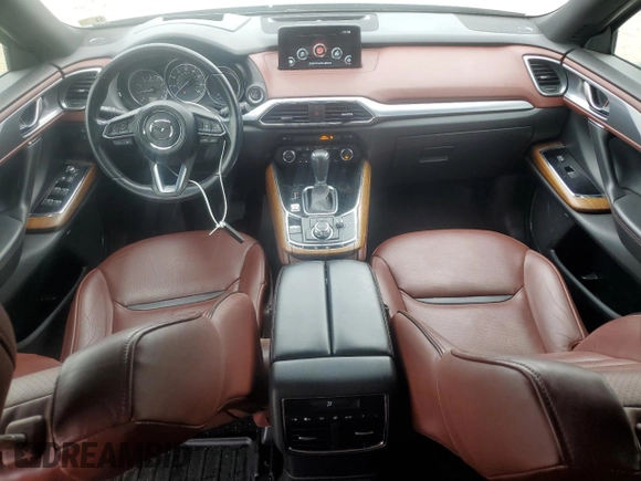 2017 Mazda CX-9 Signature with VIN JM3TCBEY3H0134230, listed as a Copart auction lot 55063945 with 91,714 mi miles and Salvage title. Bid and sale history available at DreamBid. Image 8.