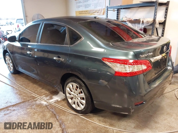 2014 Nissan Sentra S with VIN 3N1AB7AP2EY327907, listed as a IAAI auction lot 41341622 with 149,698 mi miles. Bid and sale history available at carsss.com. Image 3.