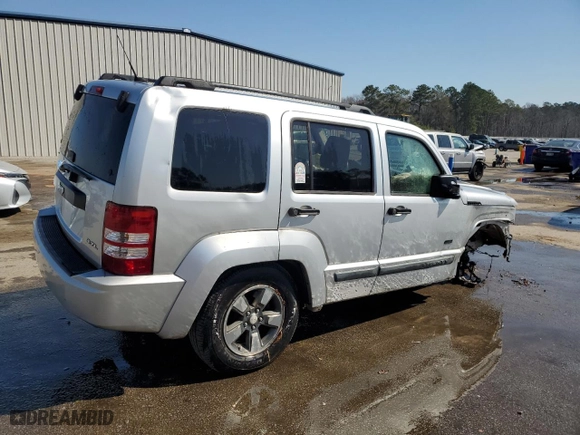 2008 Jeep Liberty Sport with VIN 1J8GP28K28W258632, listed as a Copart auction lot 46055995 with 221,414 mi miles and Salvage Title. Bid and sale history available at carsss.com. Image 3.