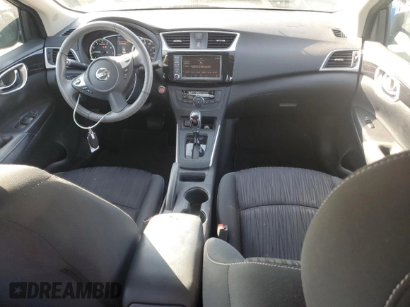 2019 Nissan Sentra S with VIN 3N1AB7AP5KY248825, listed as a Copart auction lot 46333375 with 38,312 mi miles and Salvage Title. Bid and sale history available at carsss.com. Image 8.