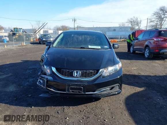 2015 Honda Civic Sedan LX with VIN 19XFB2F55FE295745, listed as a IAAI auction lot 41531838 with 92,655 mi miles. Bid and sale history available at carsss.com. Image 12.